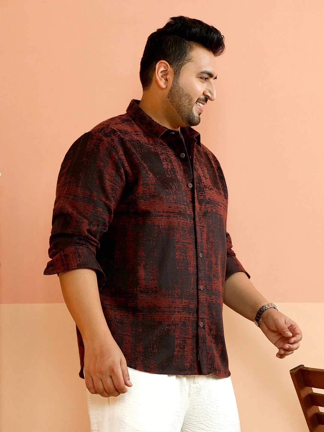 Abstract-Fade Woven Shirt - Image 3