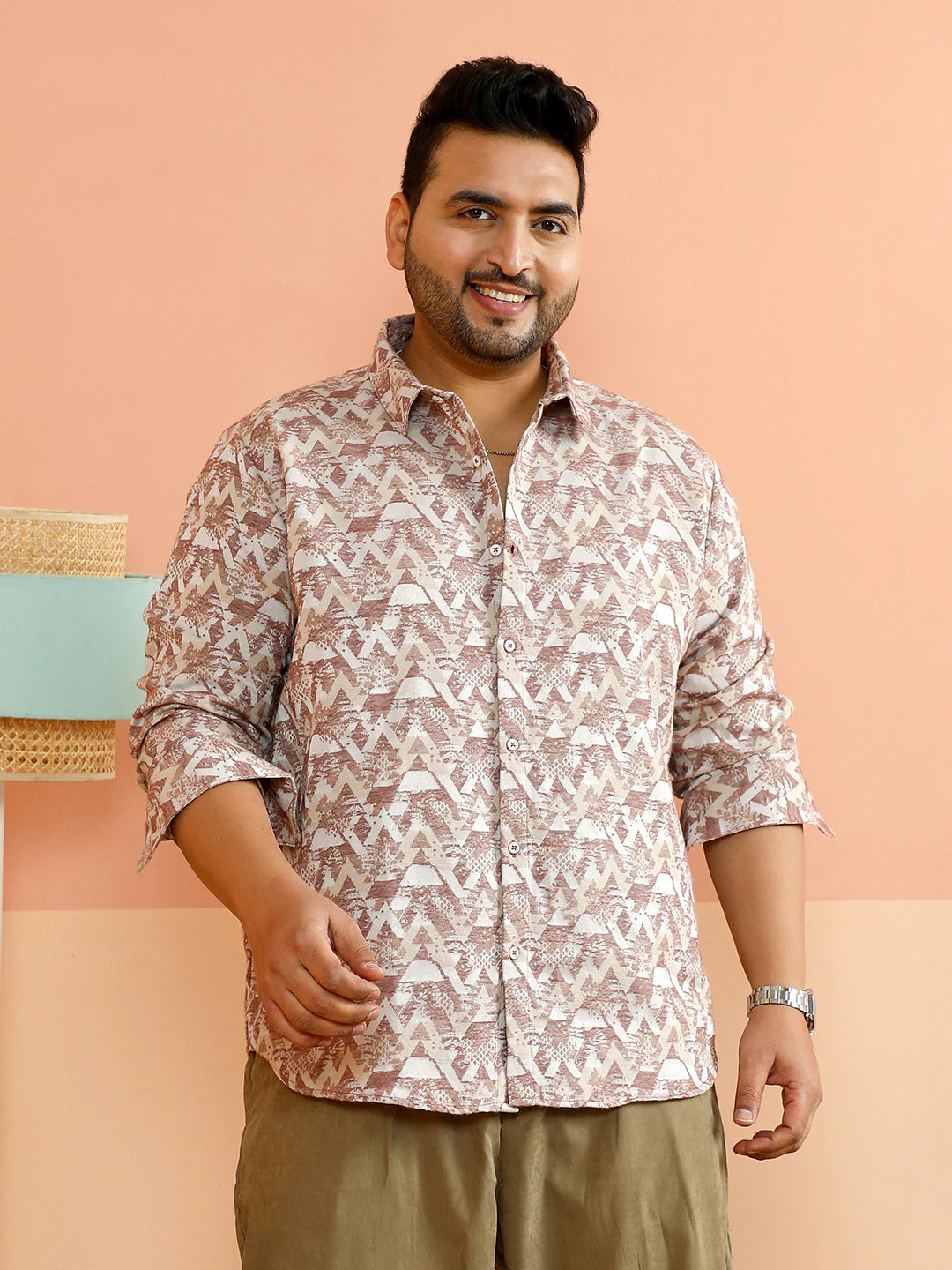 Abstract-Fade Woven Shirt - Image 2