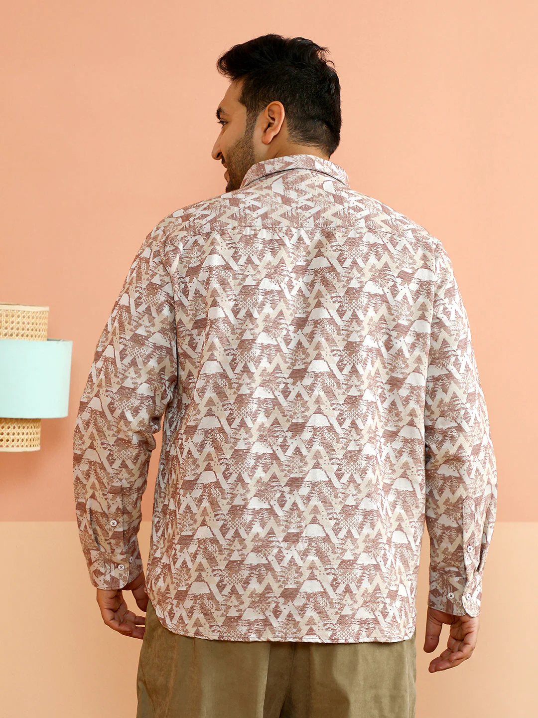 Abstract-Fade Woven Shirt - Image 4