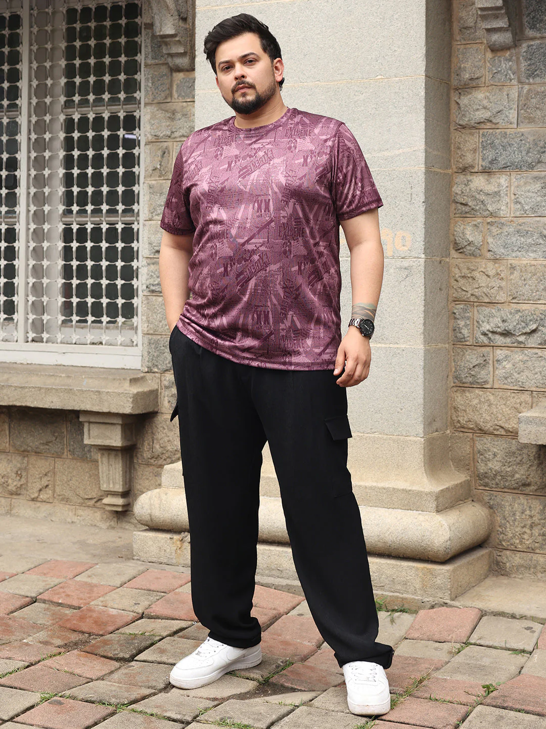 Abstract-Typo Activewear T-Shirt - Image 5