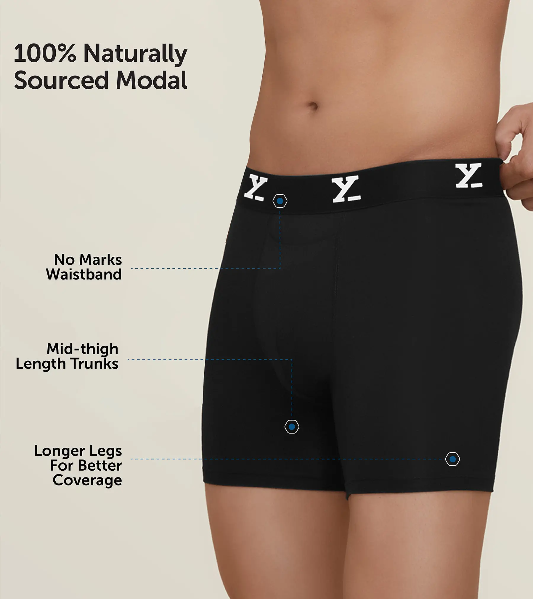 Ace Modal Boxer Briefs Black Knight - Image 2