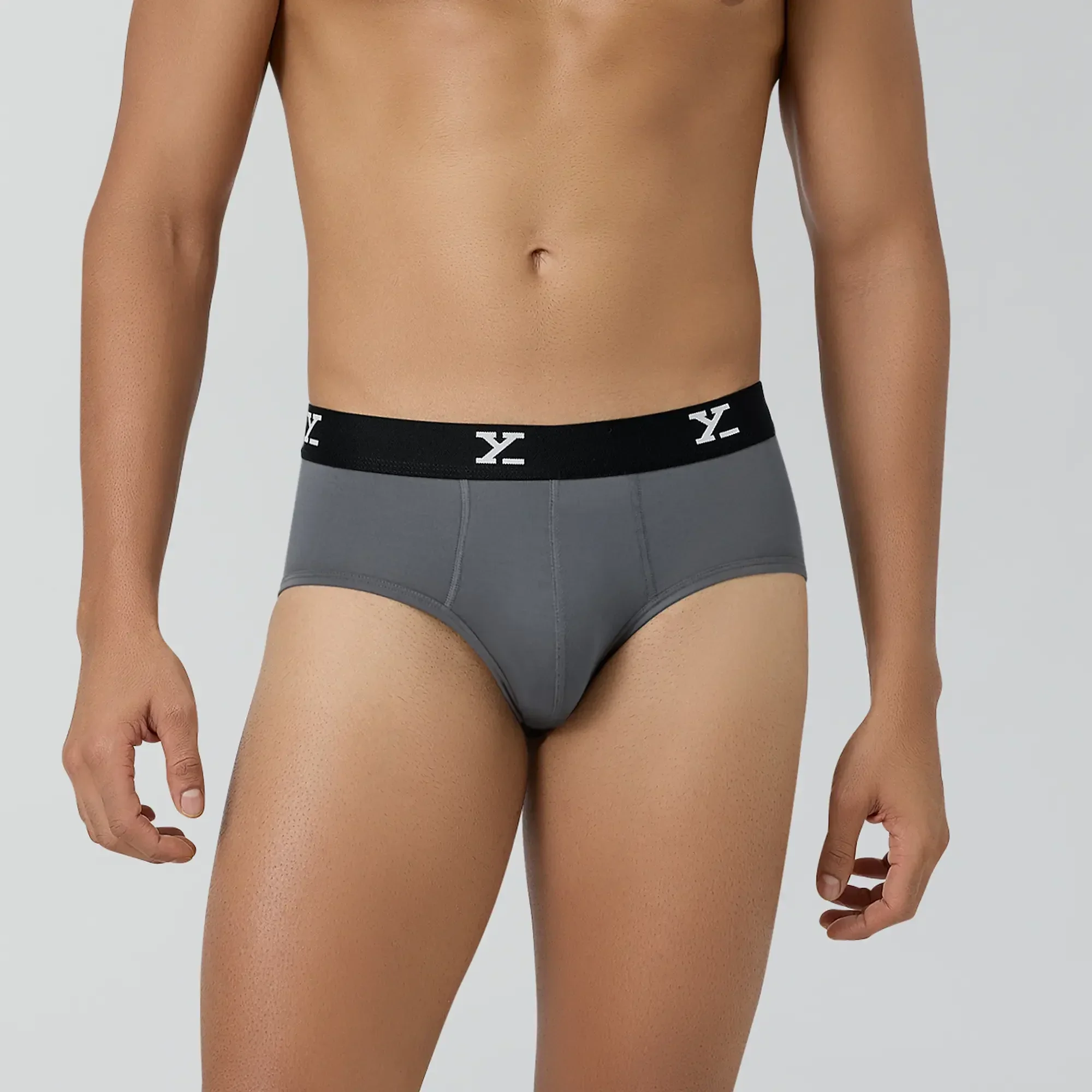 Ace Modal Briefs Charcoal Grey - Image 2