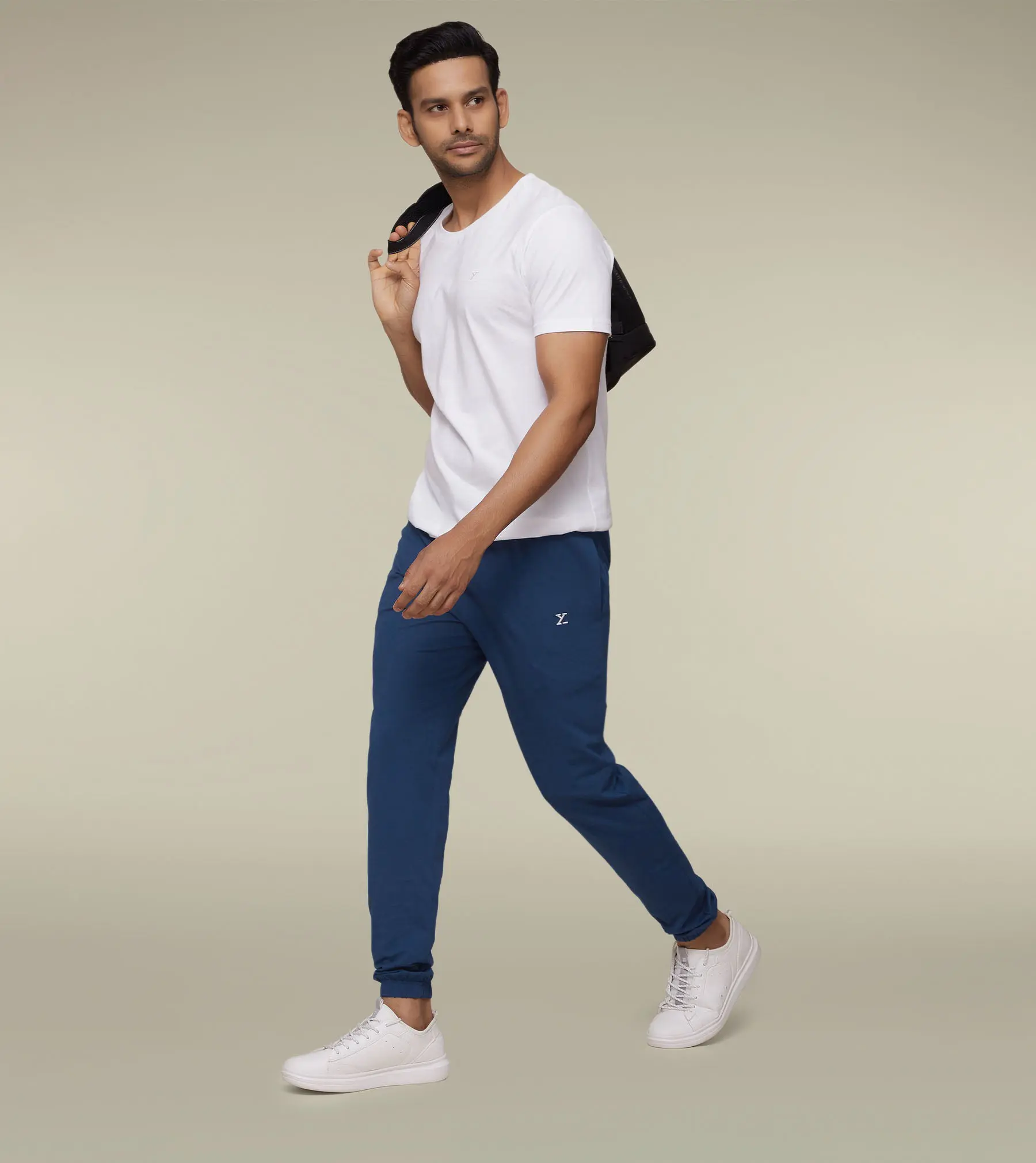 Ace Modal-Cotton Joggers Estate Blue - Image 4
