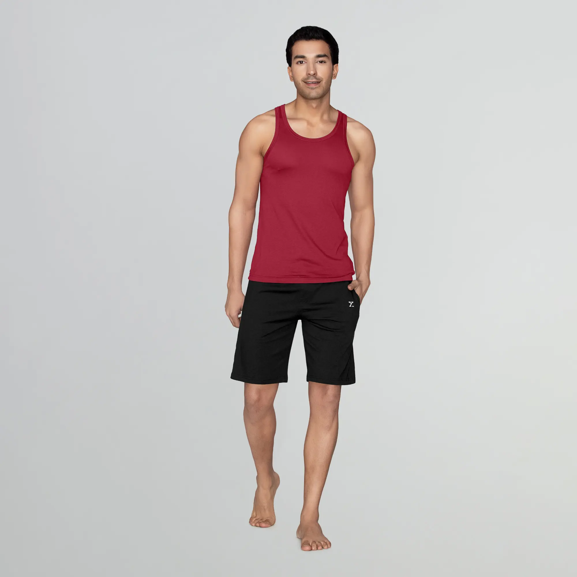 Ace Modal-Cotton Shorts Pitch Black - Image 2