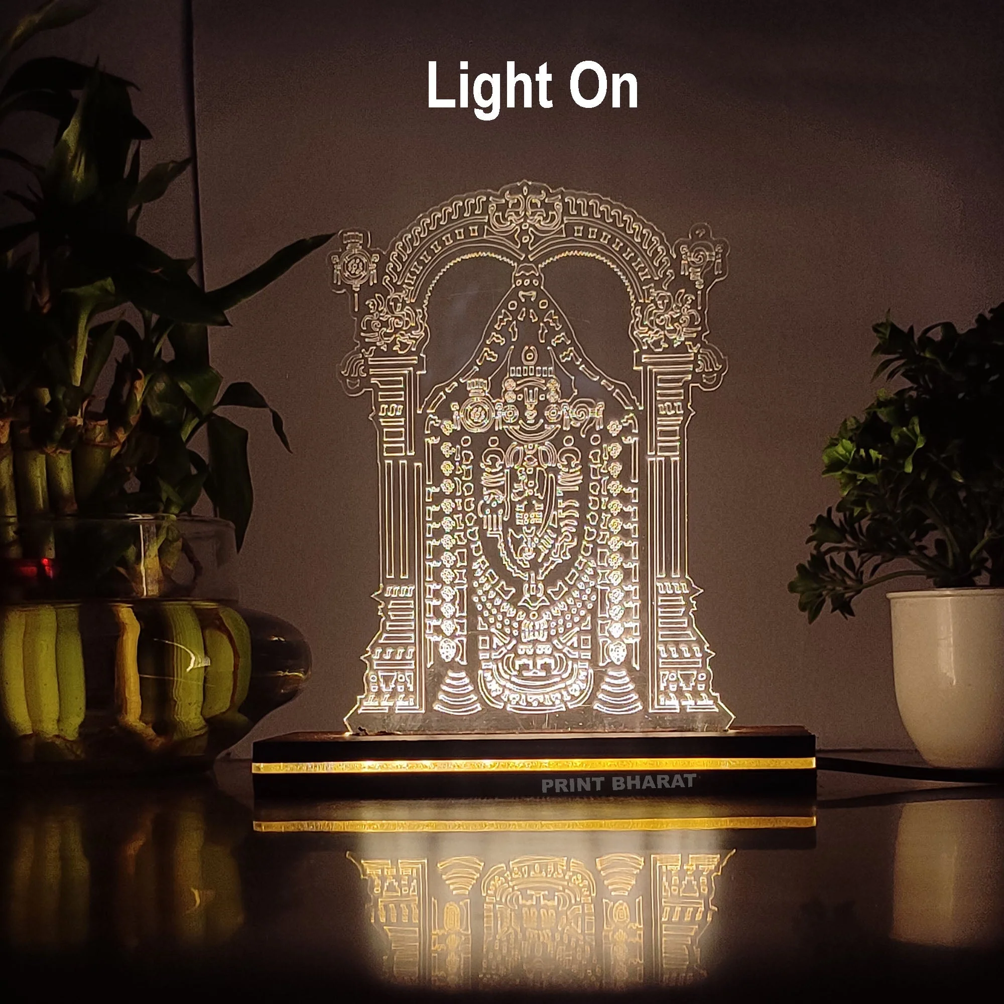 Acrylic Bala Ji Led frame size ( 16 cm* 11 Cm ) - Image 2