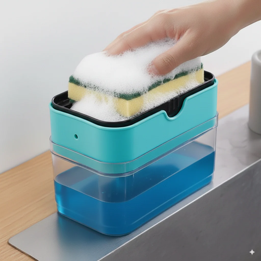Activ Life™ - Liquid Soap Dispenser Pump (with Free Sponge) - Image 5
