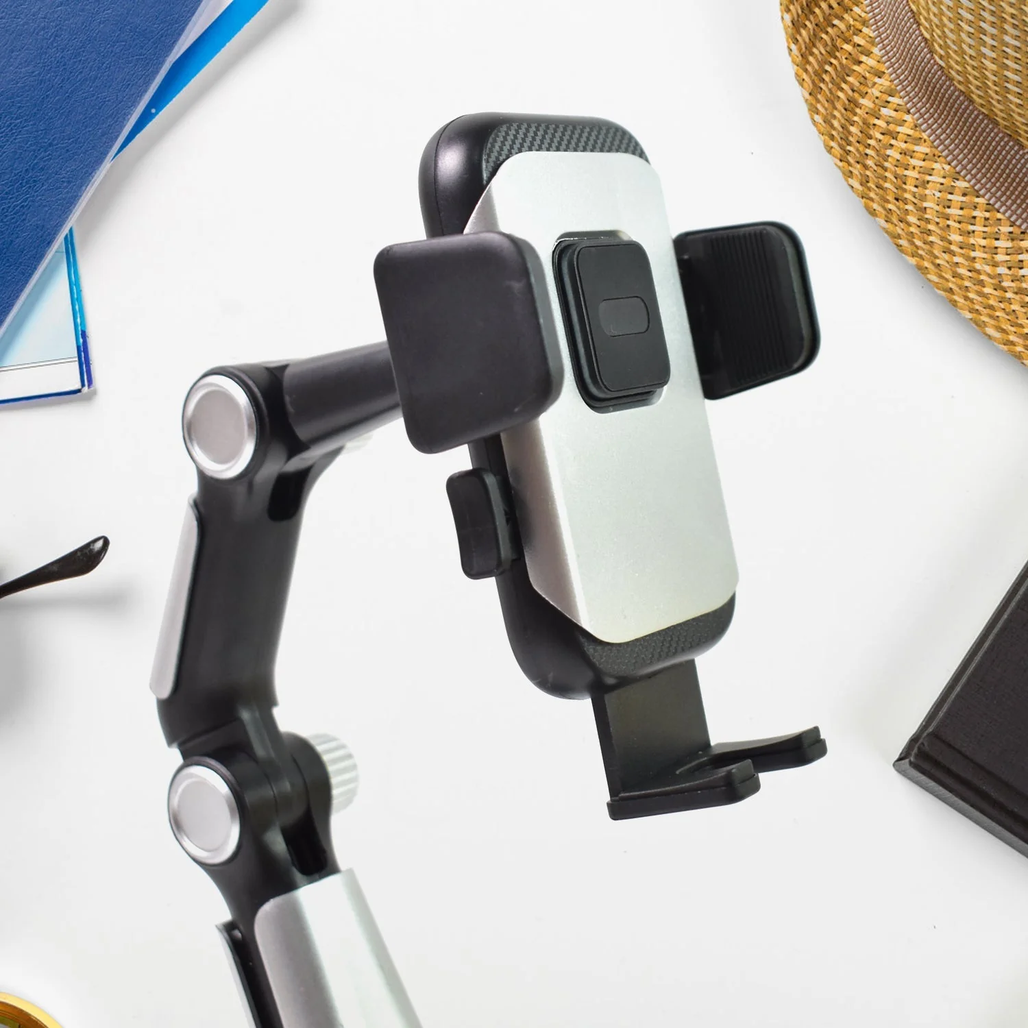 Adjustable Long-Arm Suction Cup Car Phone Holder (1 Pc) - Image 3