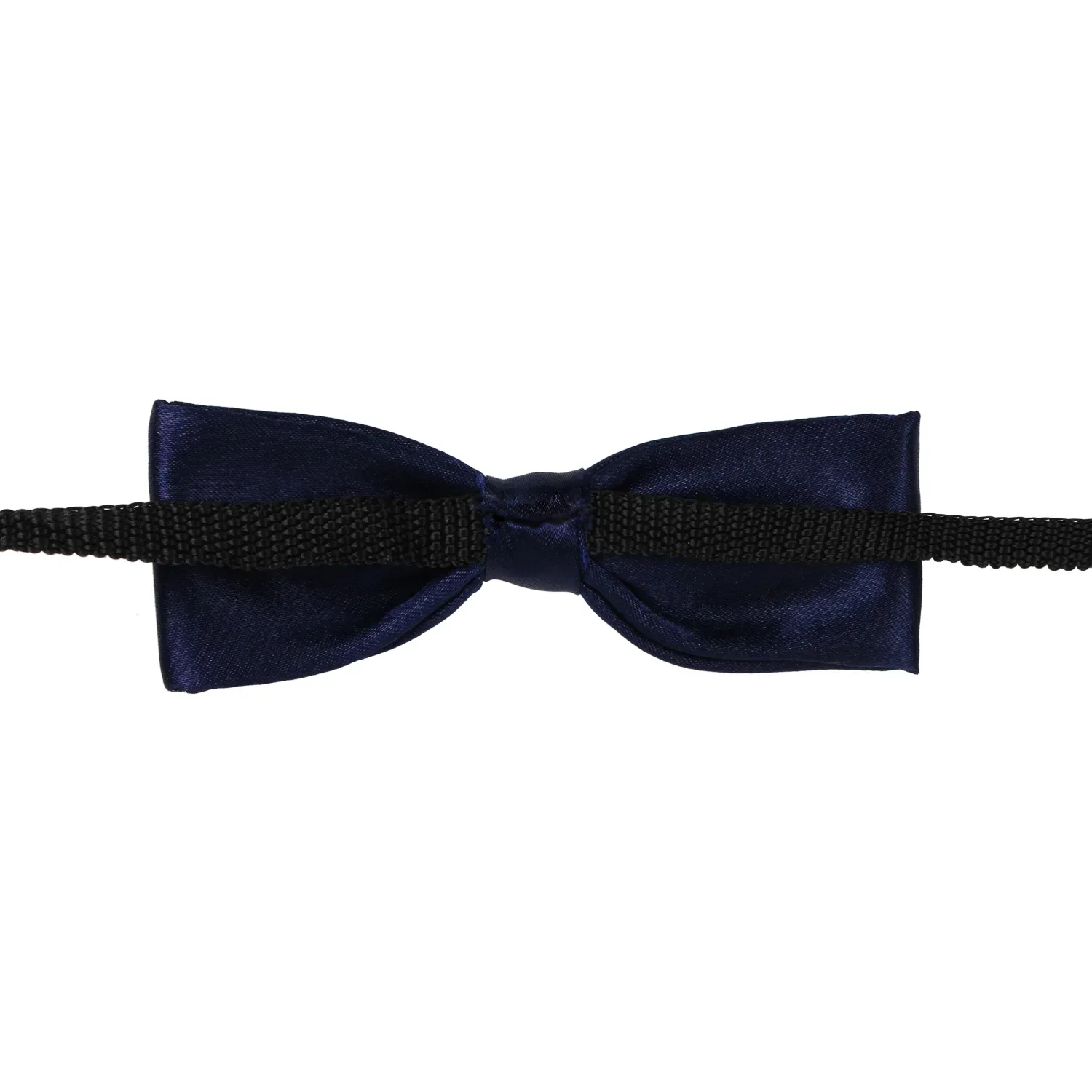 Adjustable Satin Bow Tie for Boys – Blue (Pre-Tied & Clip-On) - Image 3