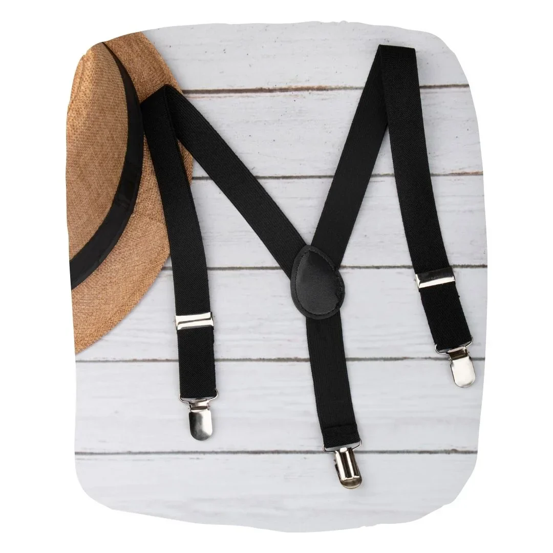 Adjustable Y-Back Suspenders for Boys – Black (Clip-On & Stretchable) - Image 15