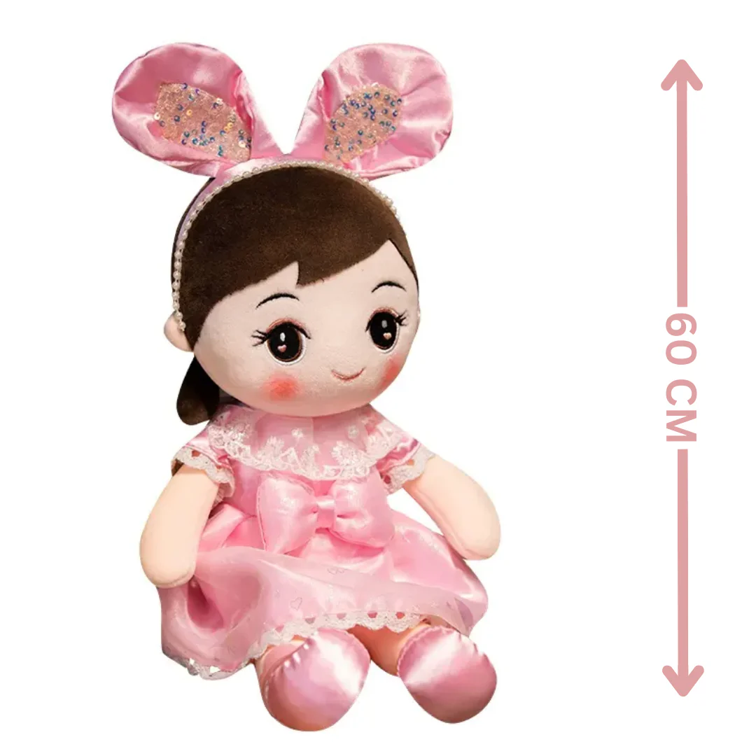 Adorable Stuffed Doll with Twinkling Ears for All Ages | 60Cm - Image 3