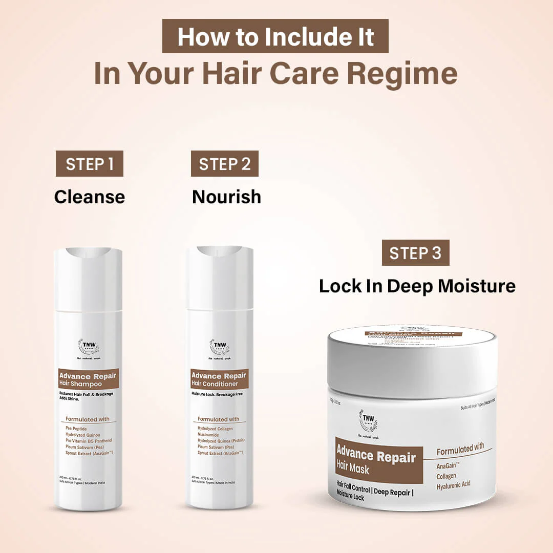 Advance Repair Hair Mask | Hair Fall Control & Deep Repair | Sulfate-Free - Image 7