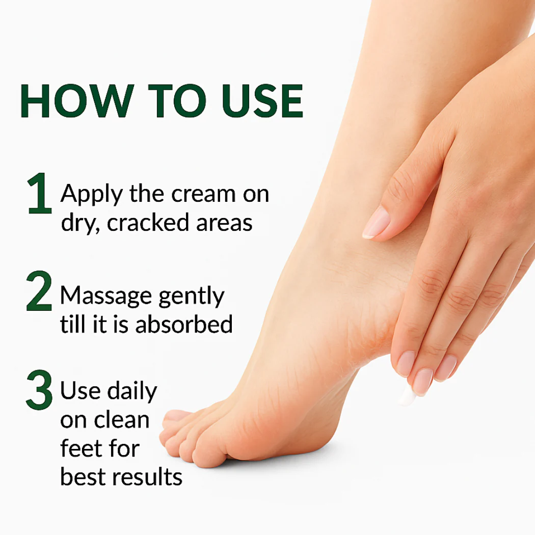 Advanced Foot Cream For Dry, Rough & Cracked Feet - 100g - Image 4