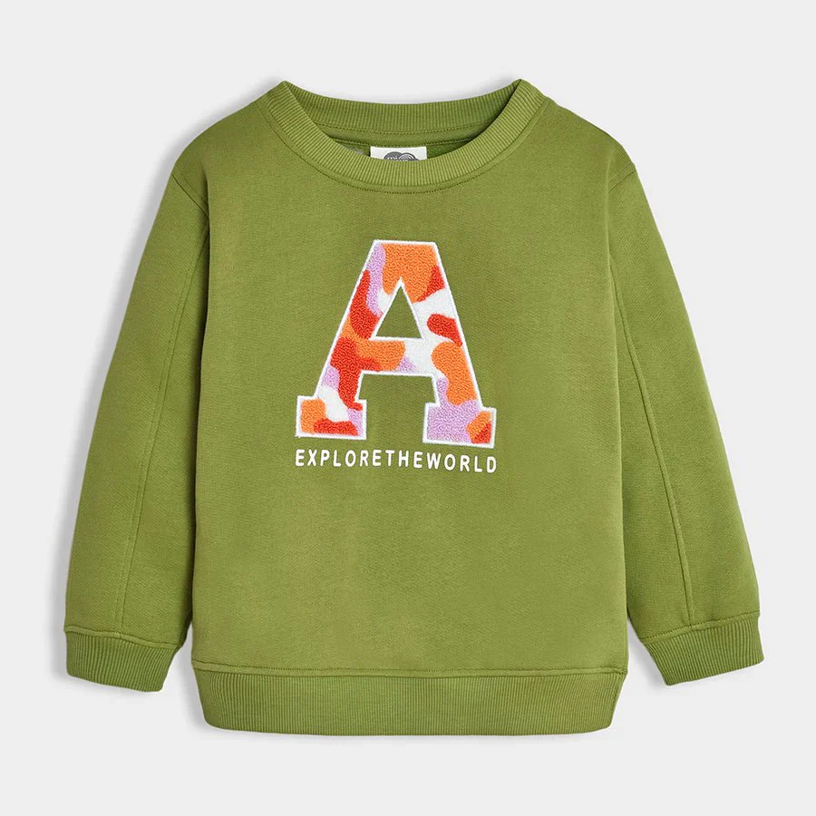 Adventure Camouflage Embroidered Sweatshirt - Image 2