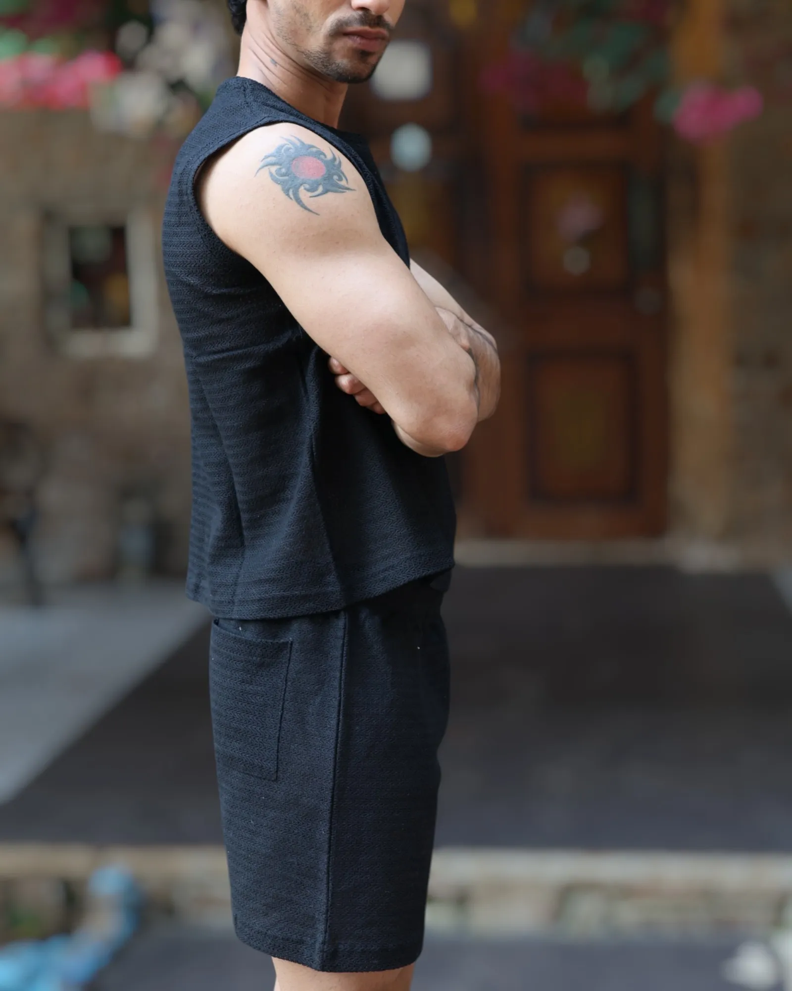 Aegis Knit Shorts /Black - Image 3