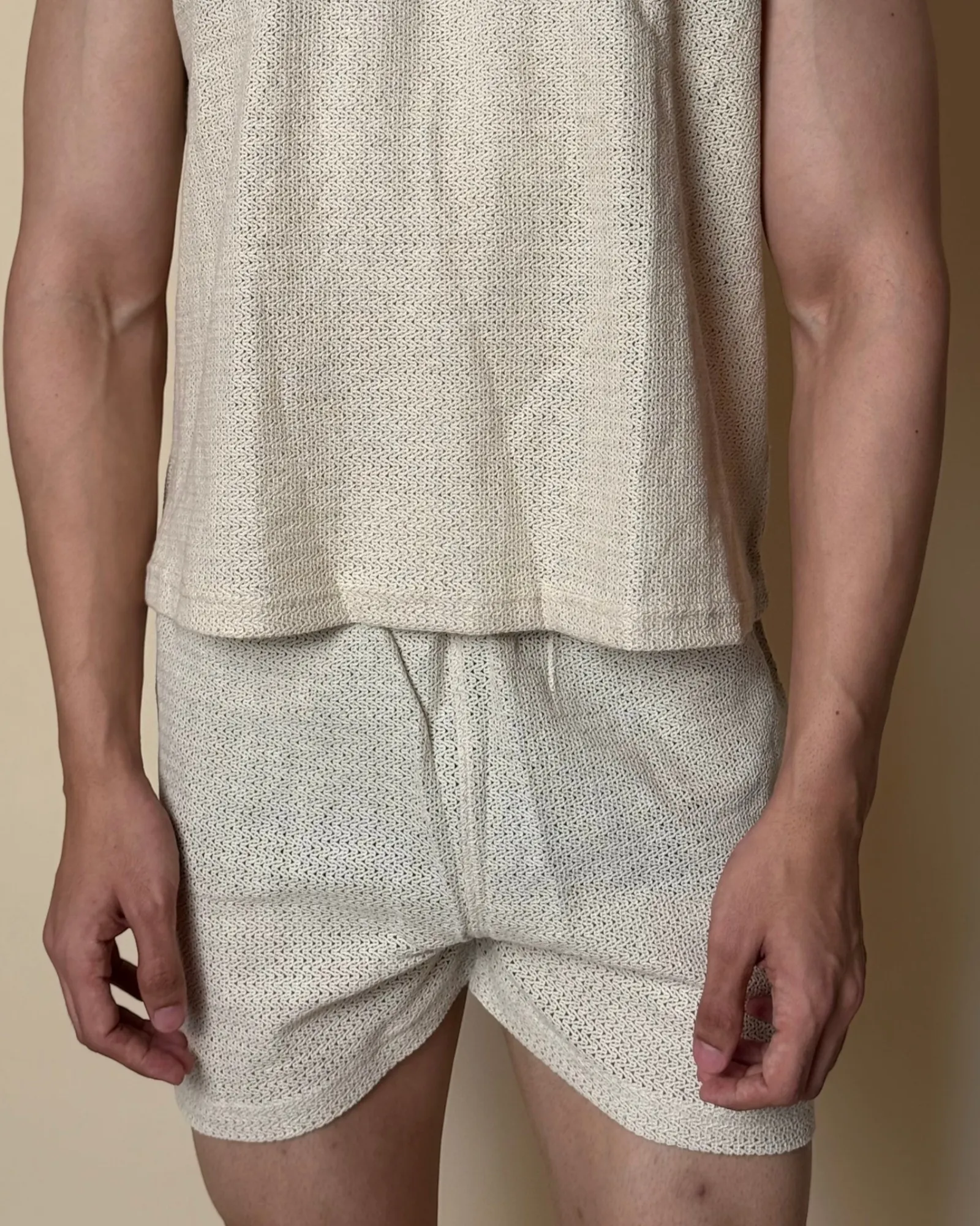 Aegis Knit Shorts /Ivory Cream - Image 24