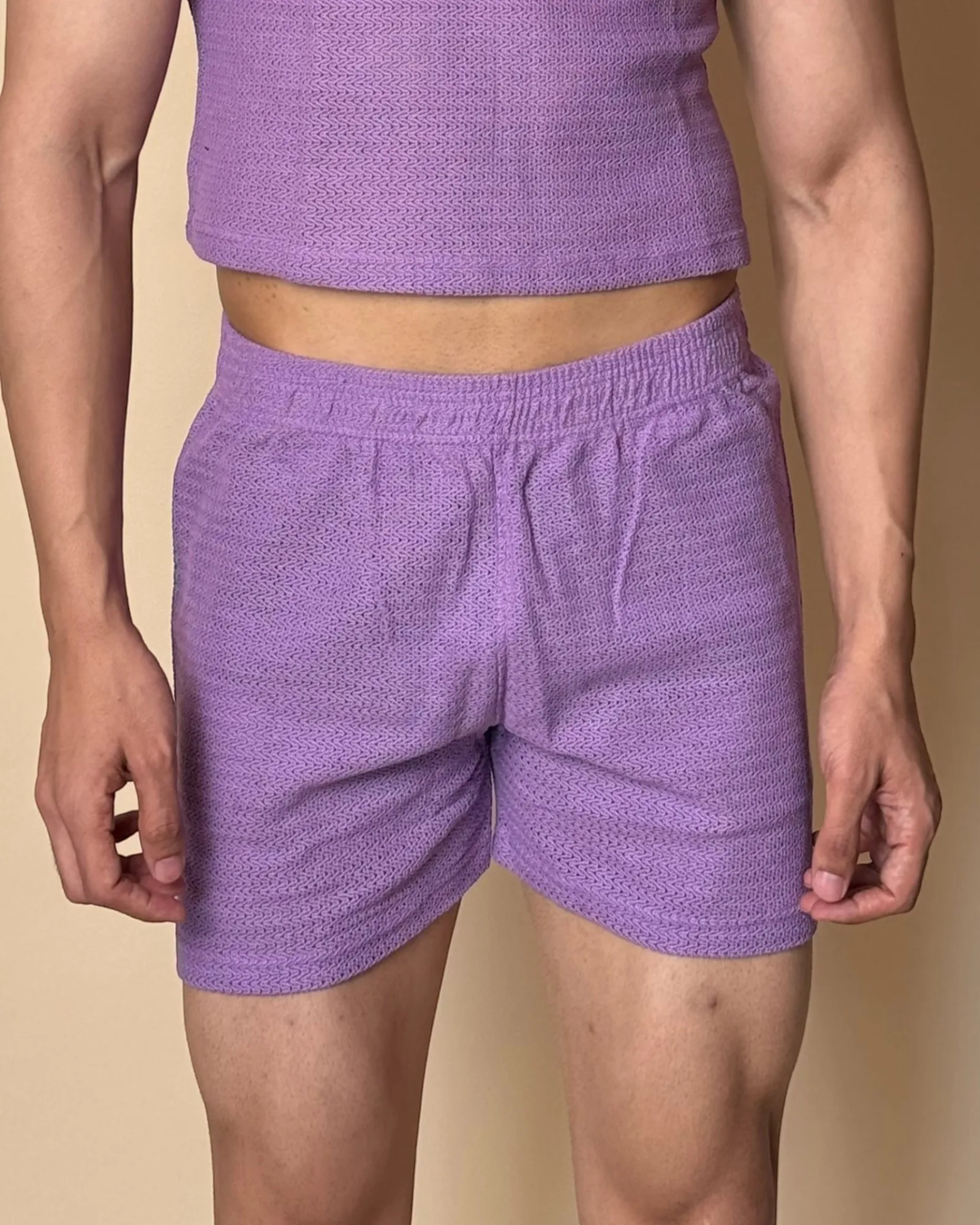 Aegis Knit Shorts /Lavender - Image 5
