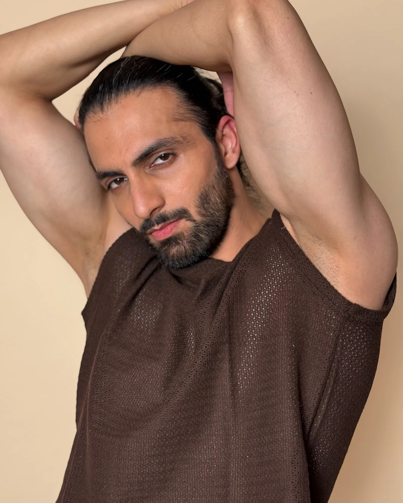 Aegis Knit Tank /Chocolate - Image 3