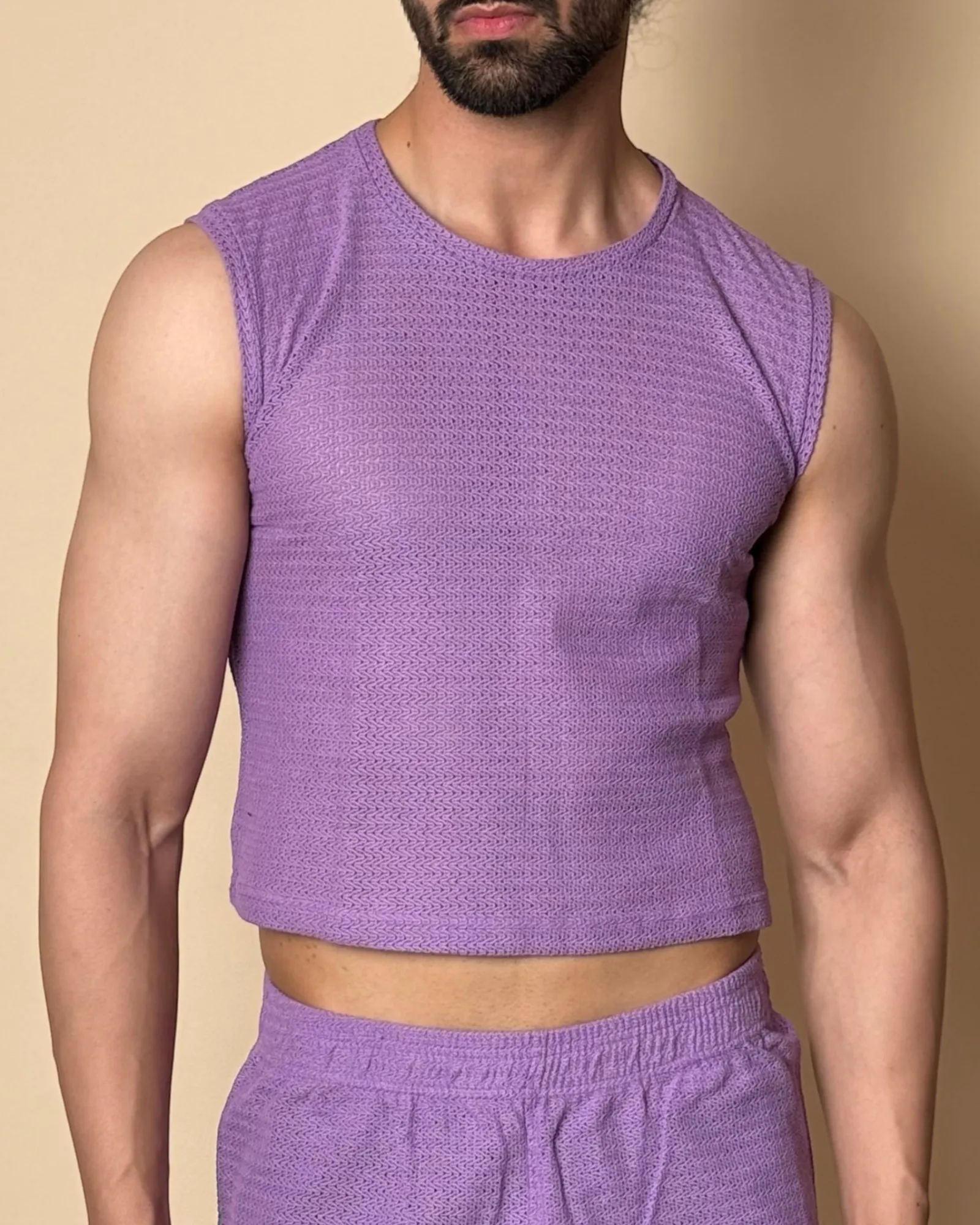 Aegis Knit Tank /Lavender - Image 9