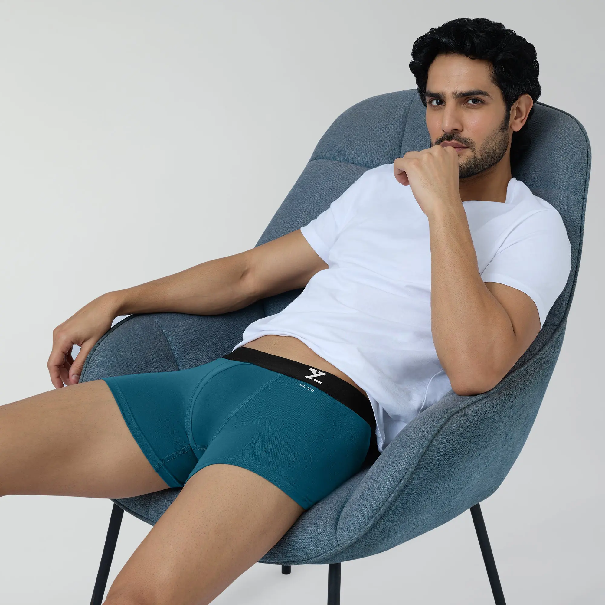 Aero Cotton Trunks Green Emerald (Pack of 5) - Image 6