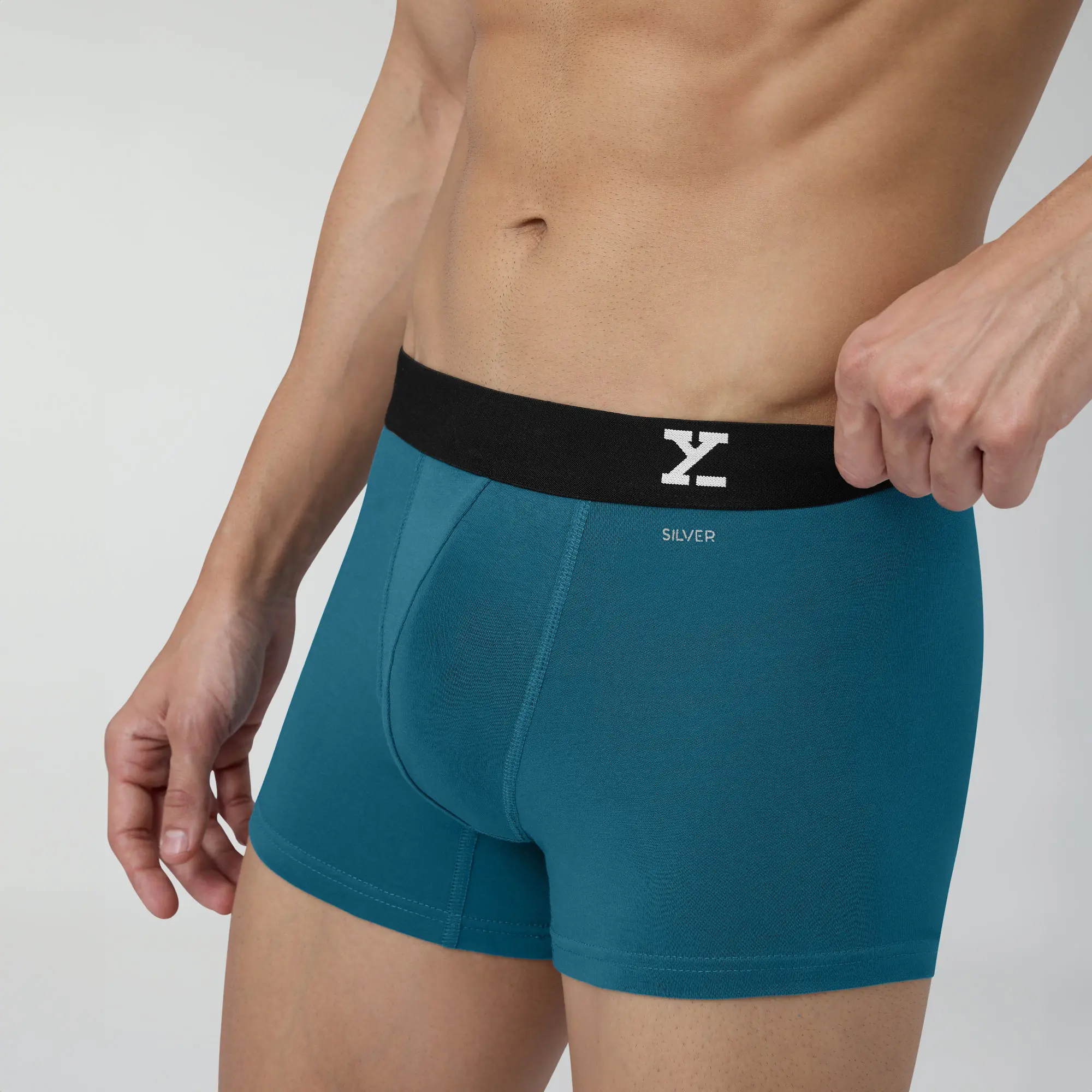 Aero Cotton Trunks Green Emerald (Pack of 6) - Image 3