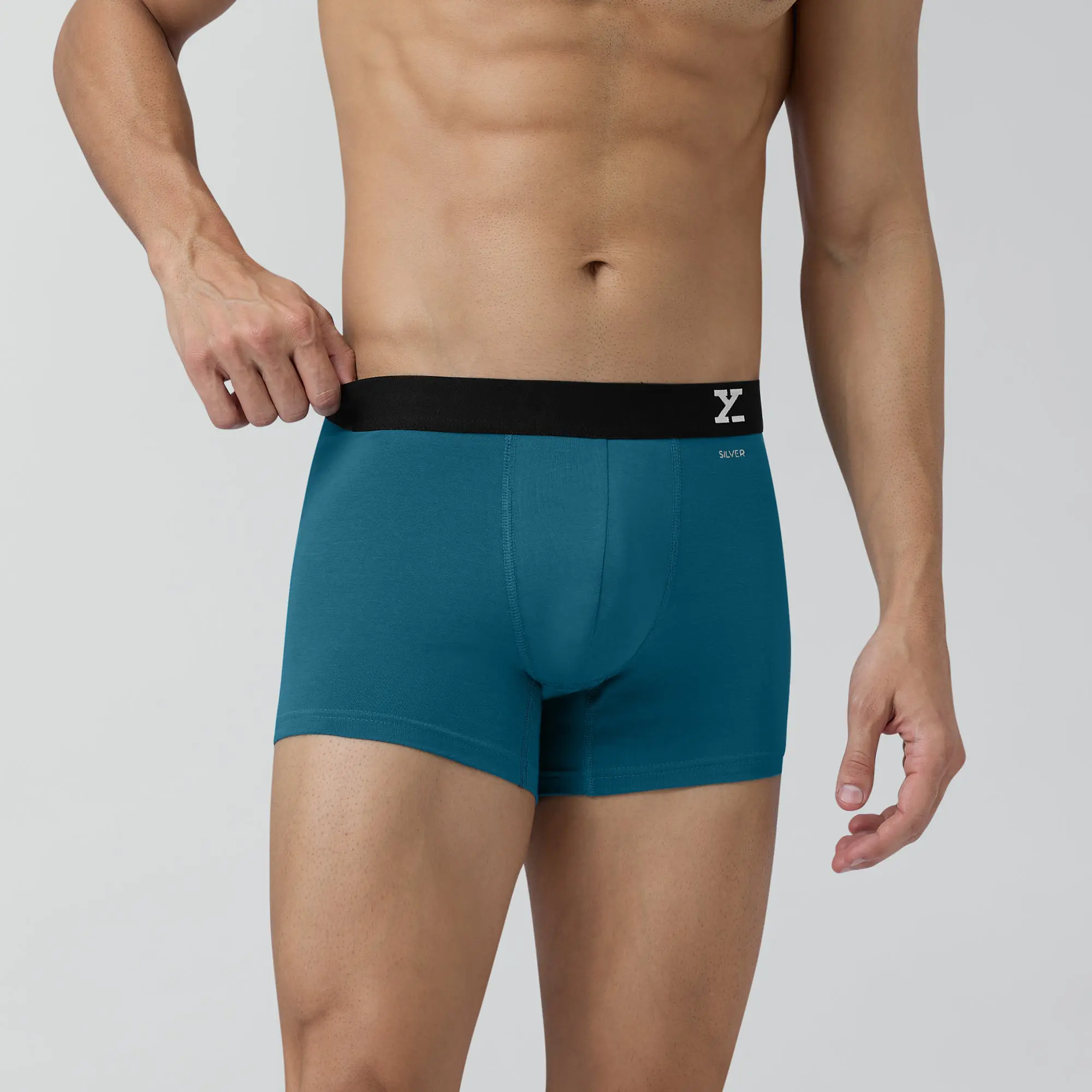 Aero Traq Cotton Trunks Blue Black Green Red(Pack of 6) - Image 4