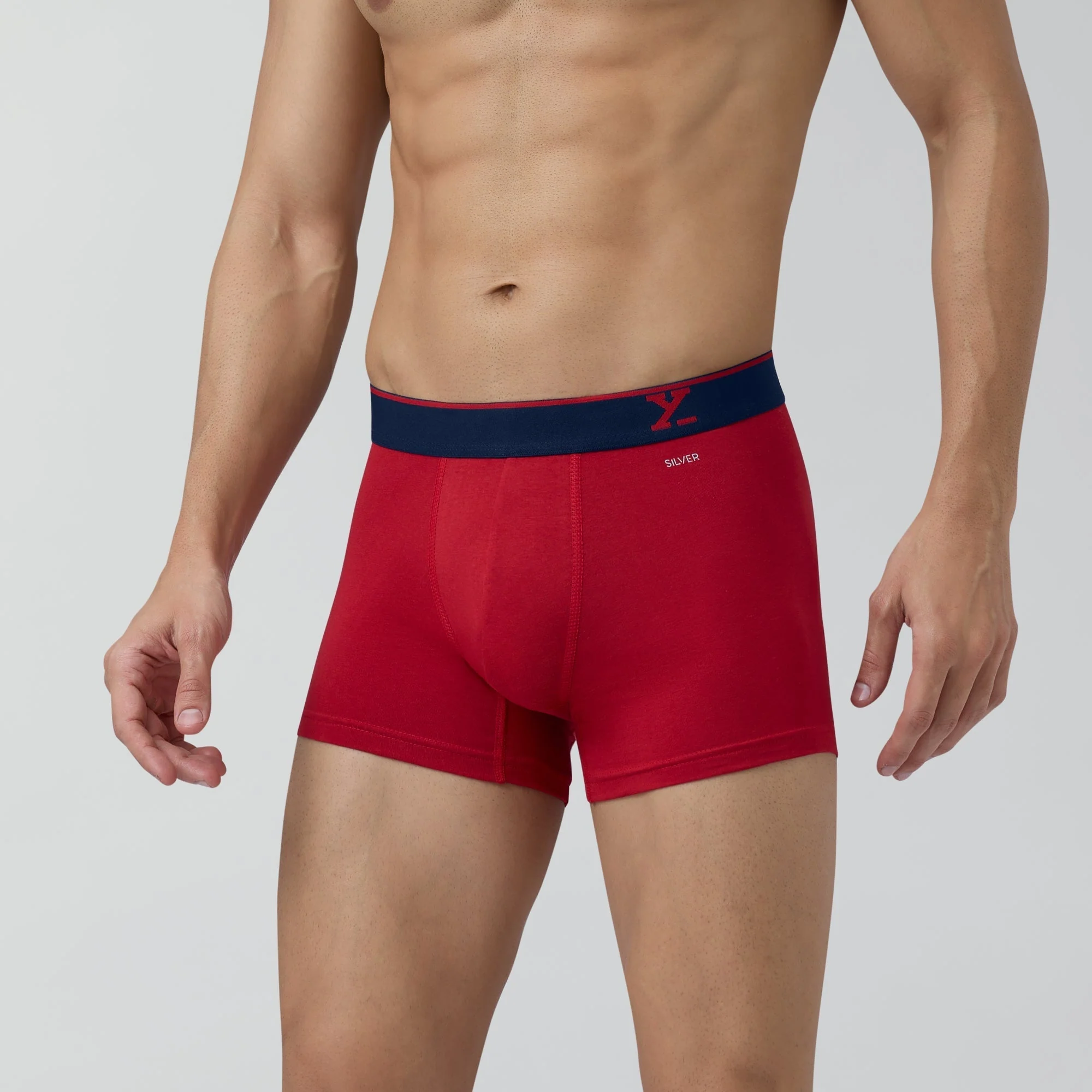 Aero Traq Pace Cotton Trunks Black Green Red Blue (Pack of 5) - Image 5