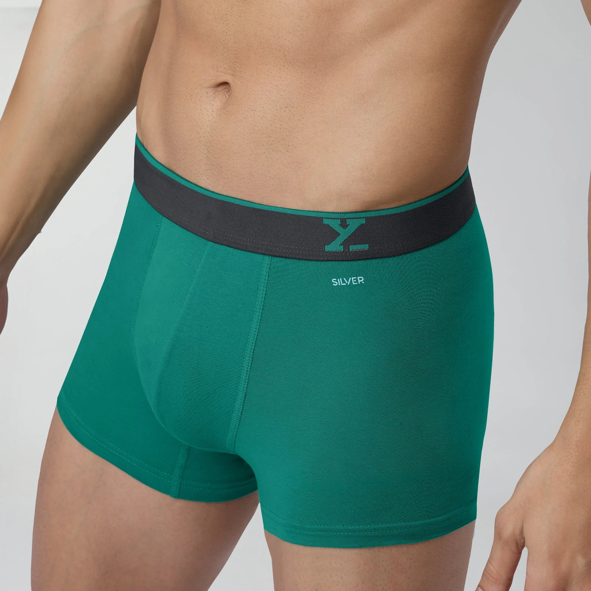 Aero Traq Pace Rave Cotton Trunks Black Blue Green Grey Lovestruck Red(Pack of 5) - Image 3