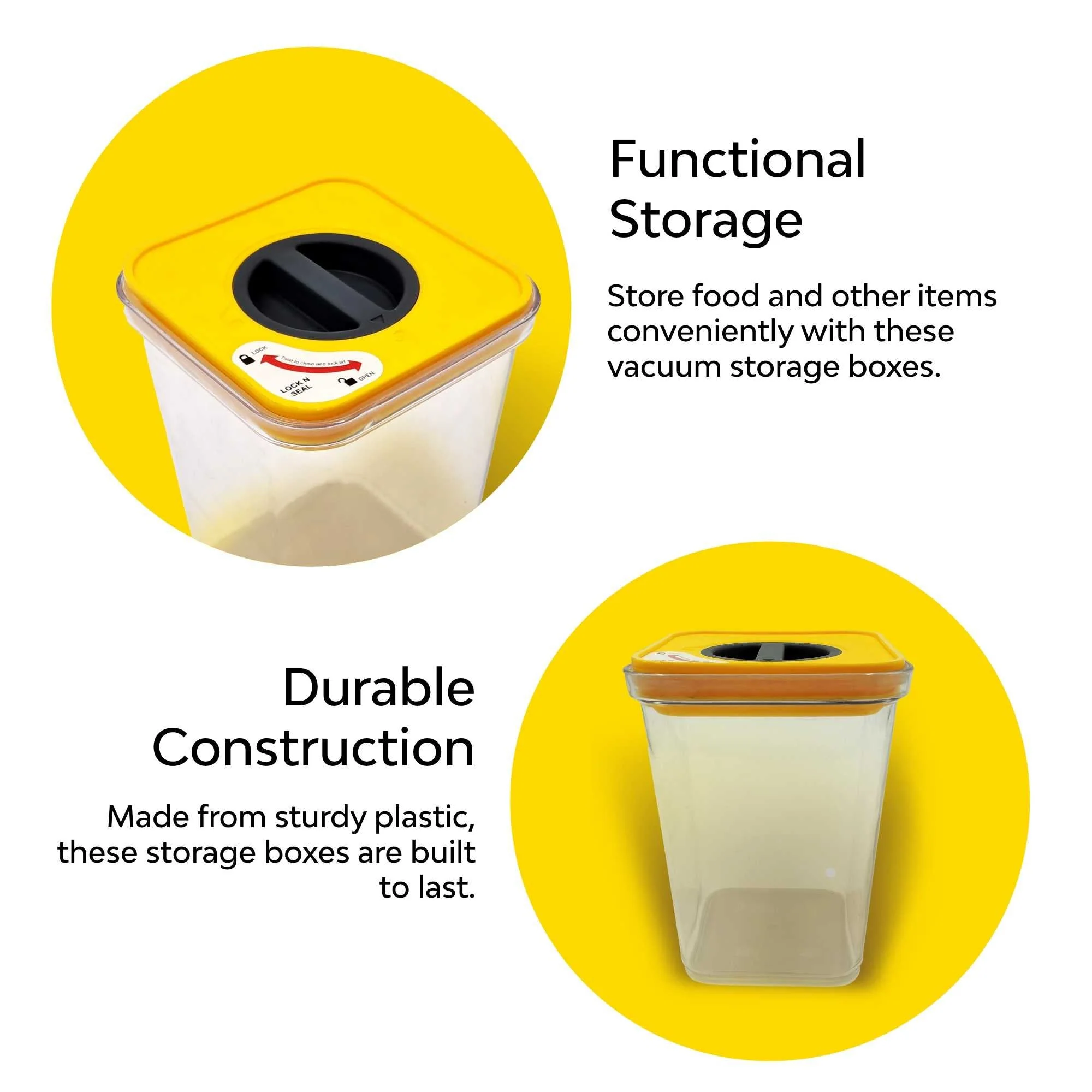 Airtight Vacuum Storage Box - Set Of 2 - Image 11
