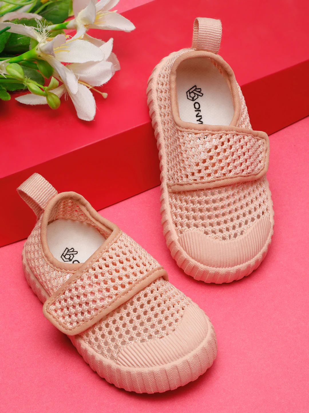AIRY Toddlers' First Step Breathable Shoes - Peach (Unisex) - Image 96