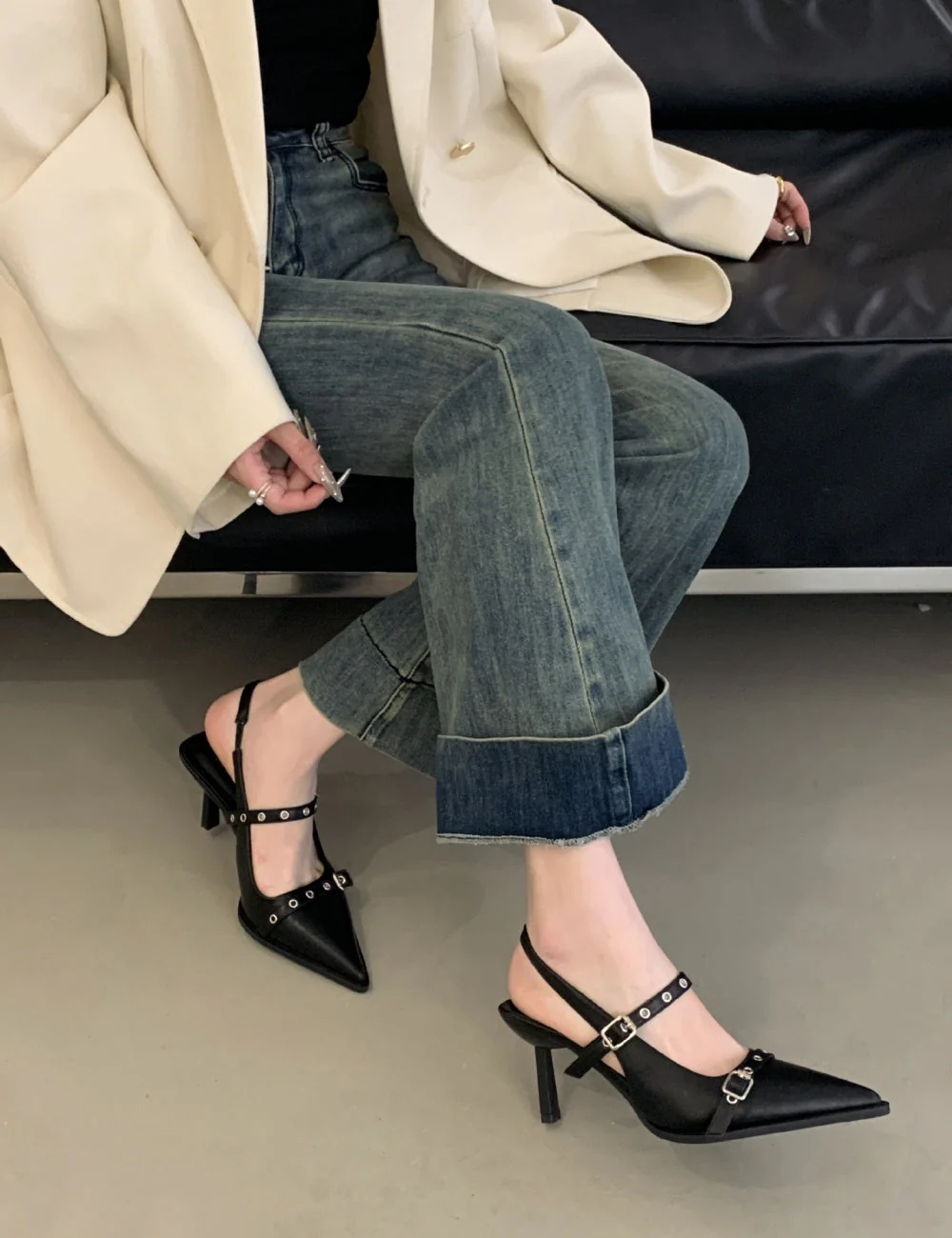 Alaia Buckled Pumps - Image 3