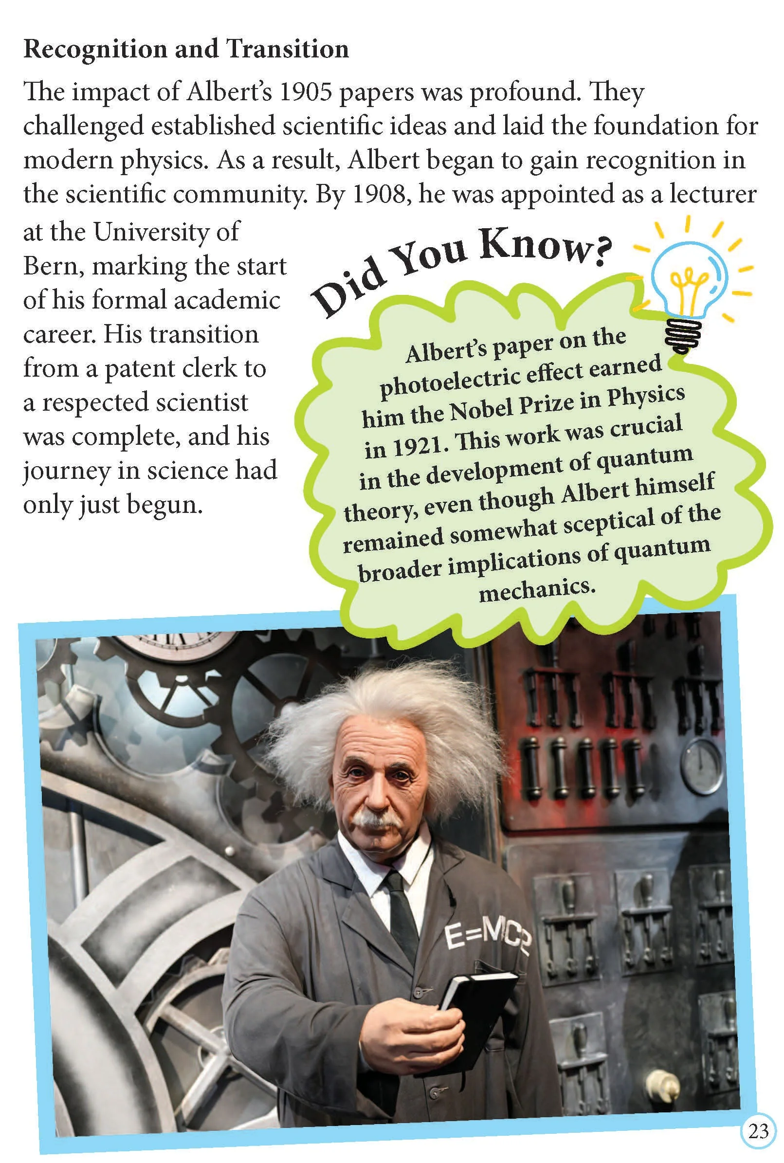 Albert Einstein Icons of Inspiration Illustrated Biography for Kids Age 6 - 12 Years - Image 6