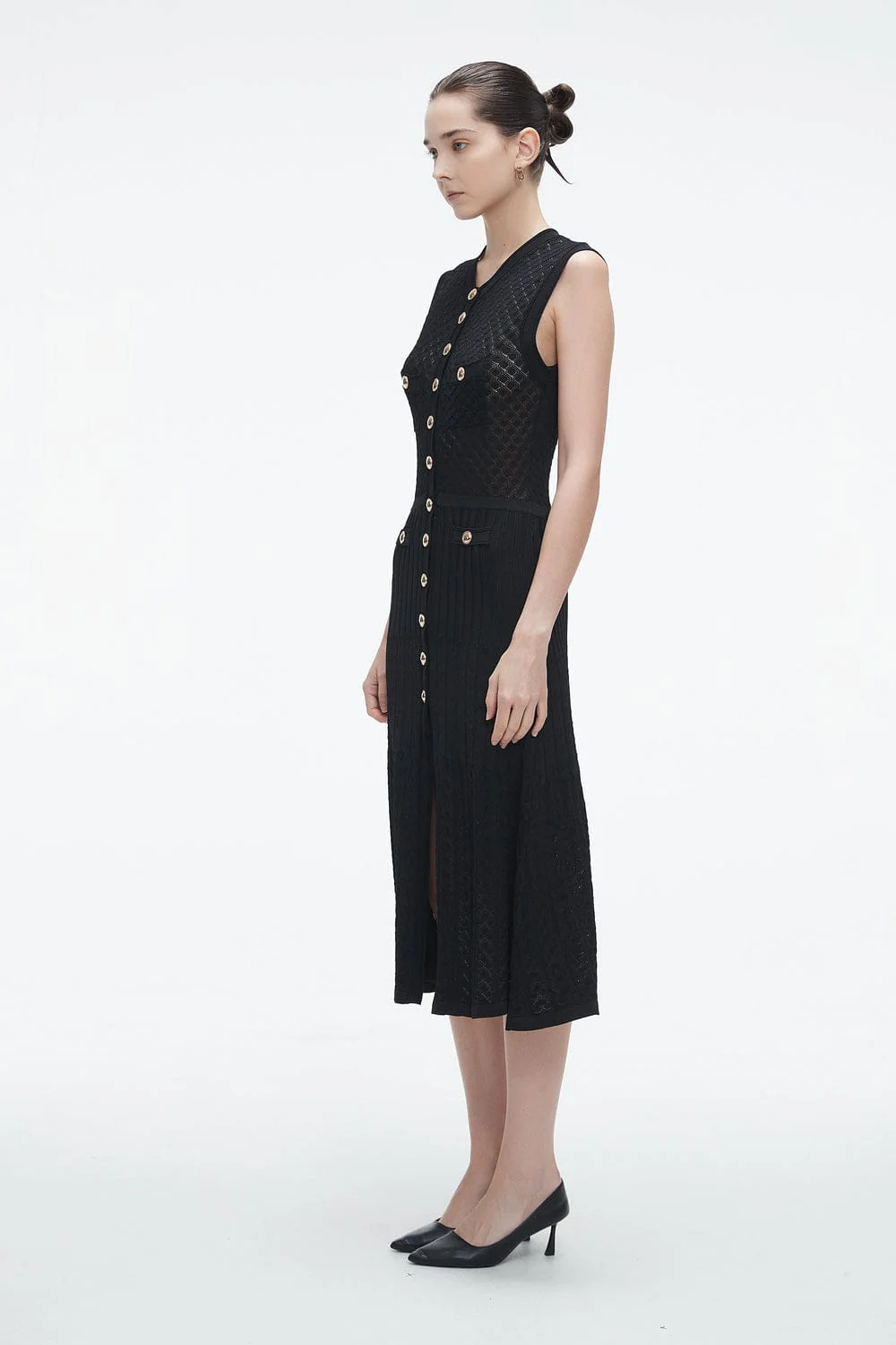 Alexandra Sandro Knit Midi Dress - Image 6