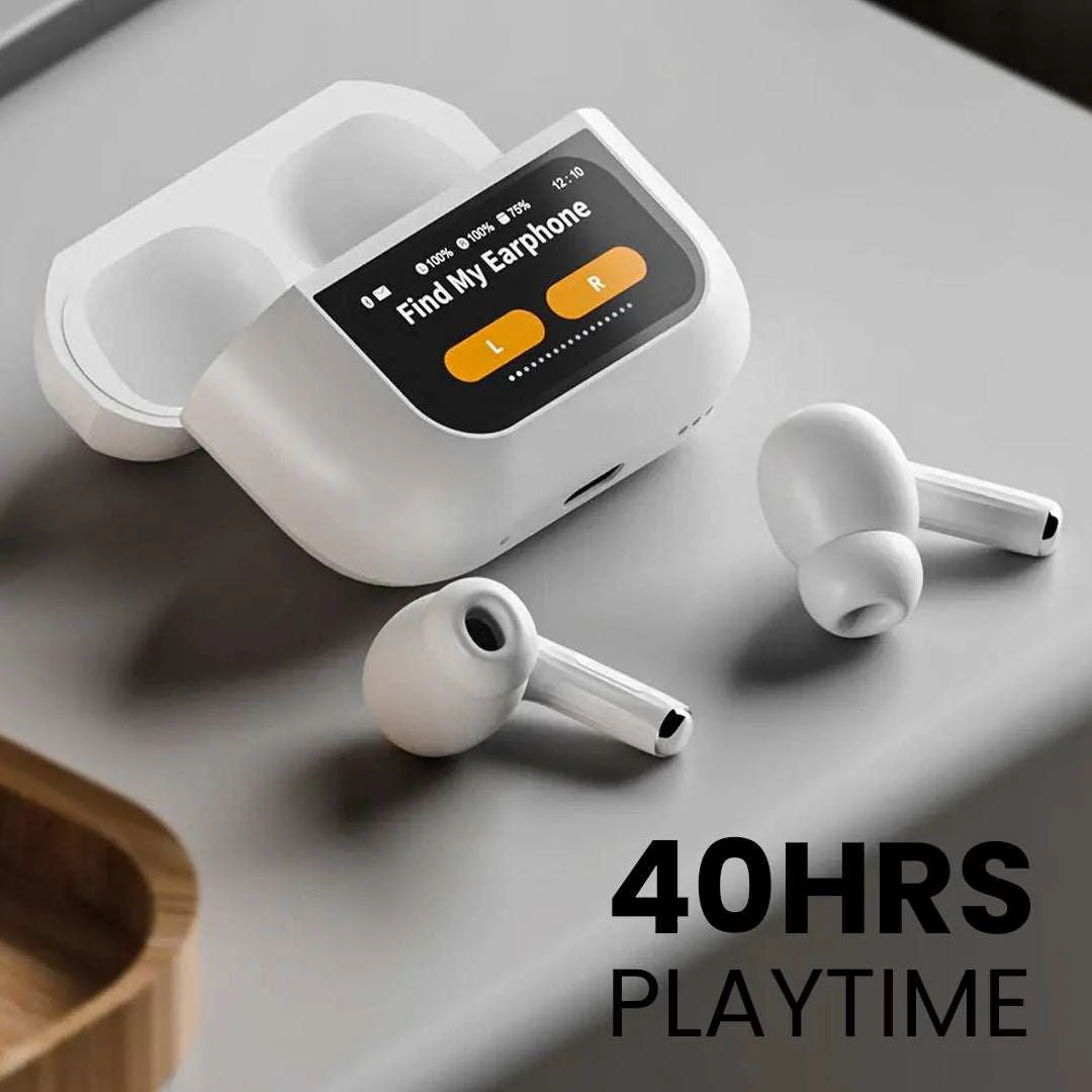 Alpha Touch Screen Bluetooth Earbuds | Noise cancellation - Image 3