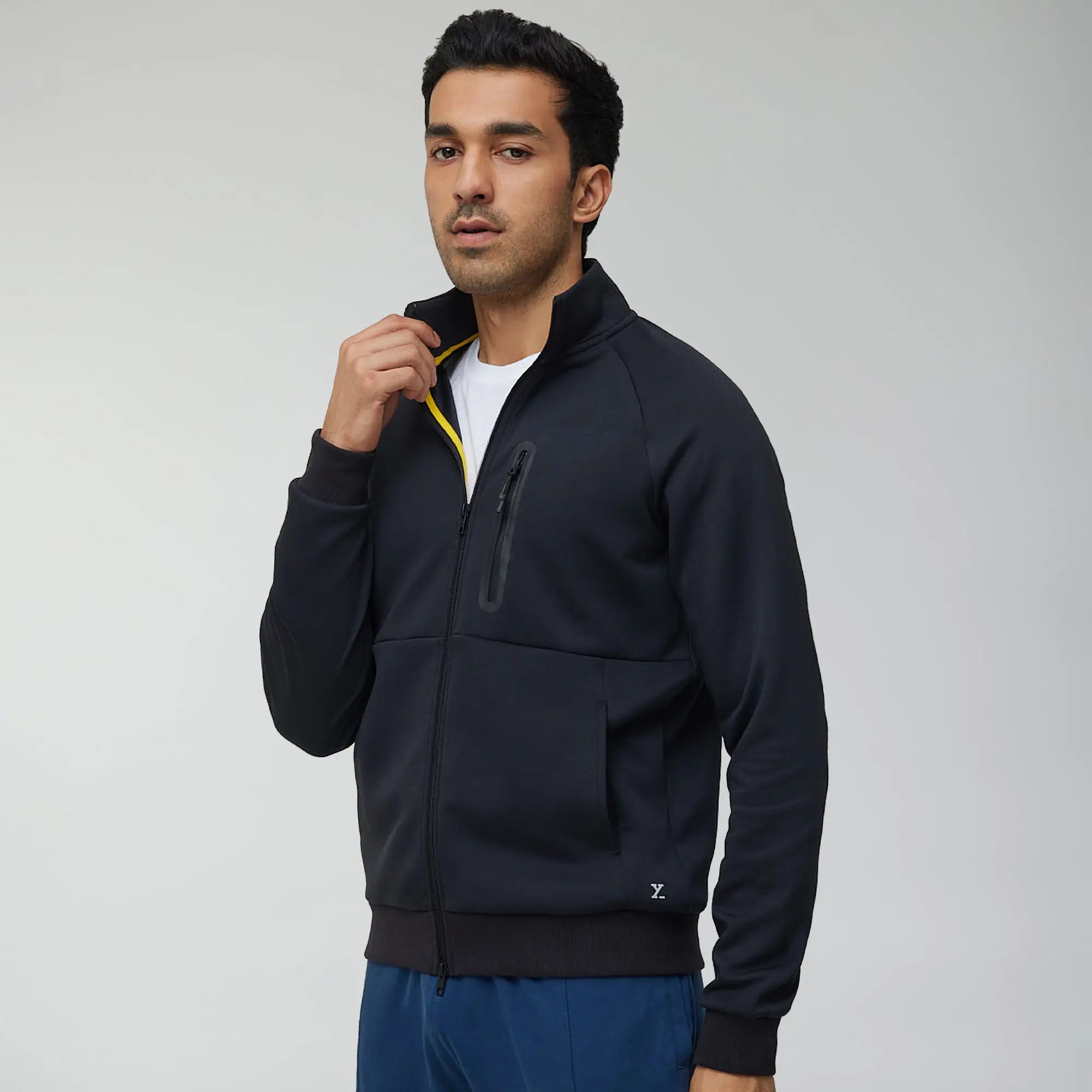 Alpha Zip Ups Jackets Pitch Black - Image 3