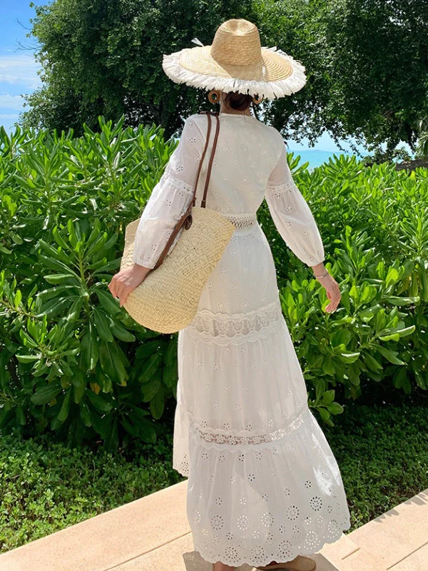 Amaya Embroidered Summer Dress - Image 8
