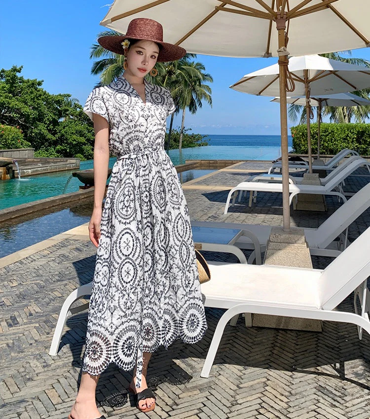 Amaya Emroidery Dress - Image 6