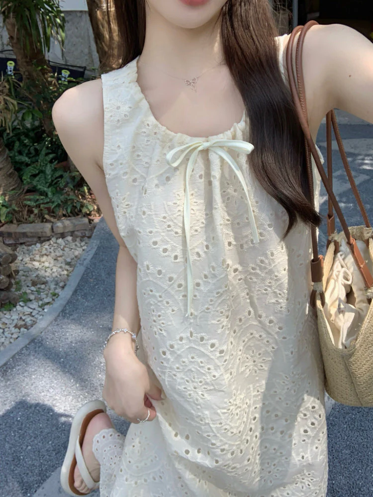 Amaya Eyelet Dress - Image 7