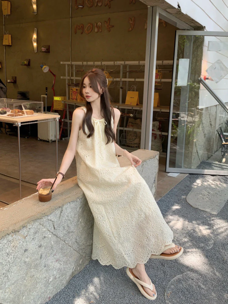 Amaya Eyelet Dress - Image 8