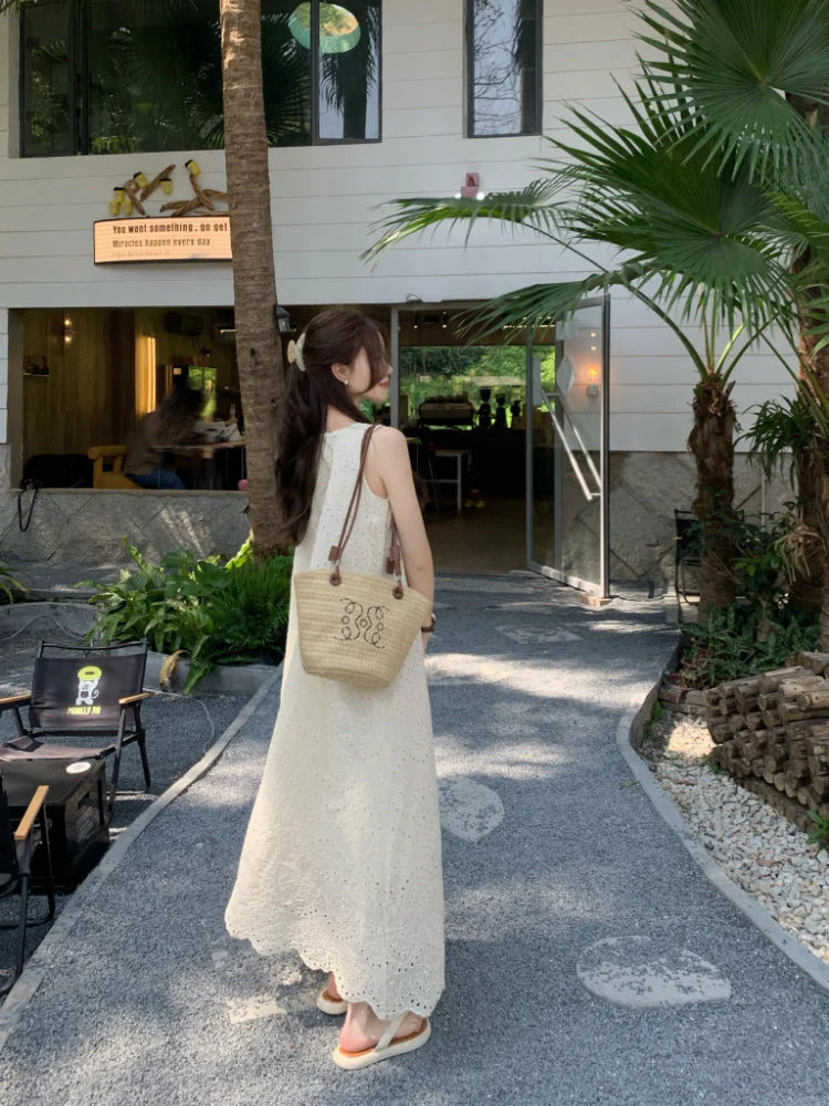 Amaya Eyelet Dress - Image 9