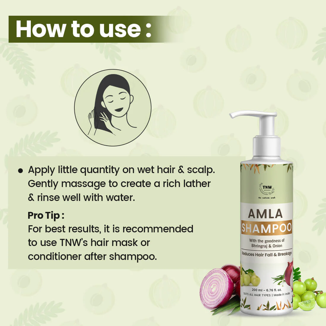 Amla Shampoo (Anti-Hair Fall Shampoo with Natural Ingredients) B3P1 - Image 5