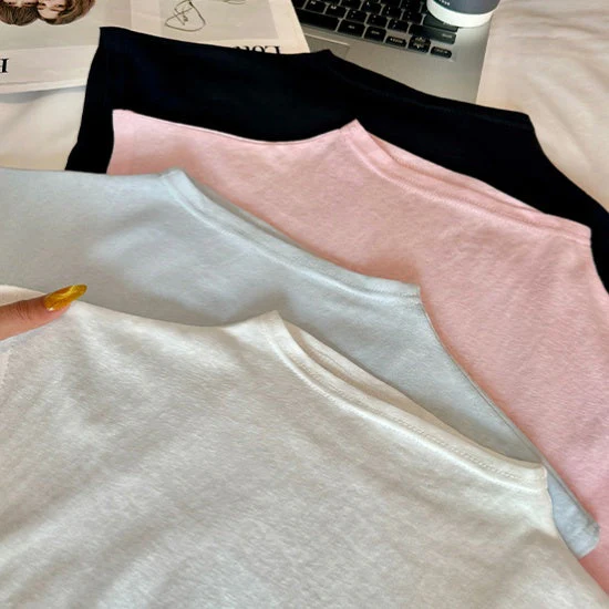 Angela High Neck T-Shirt - Image 5