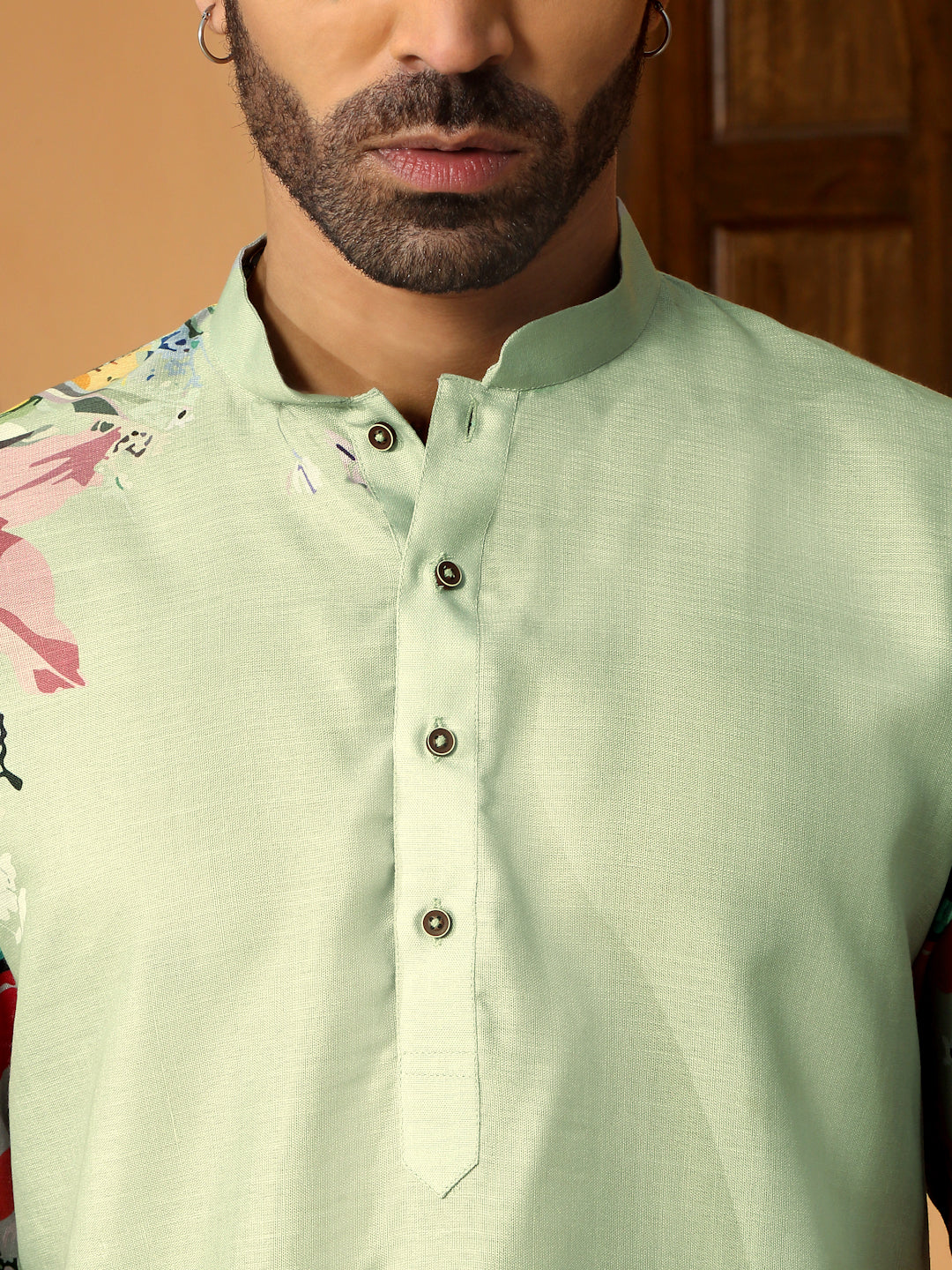 Animal Print Cotton Straight Kurta - Image 18