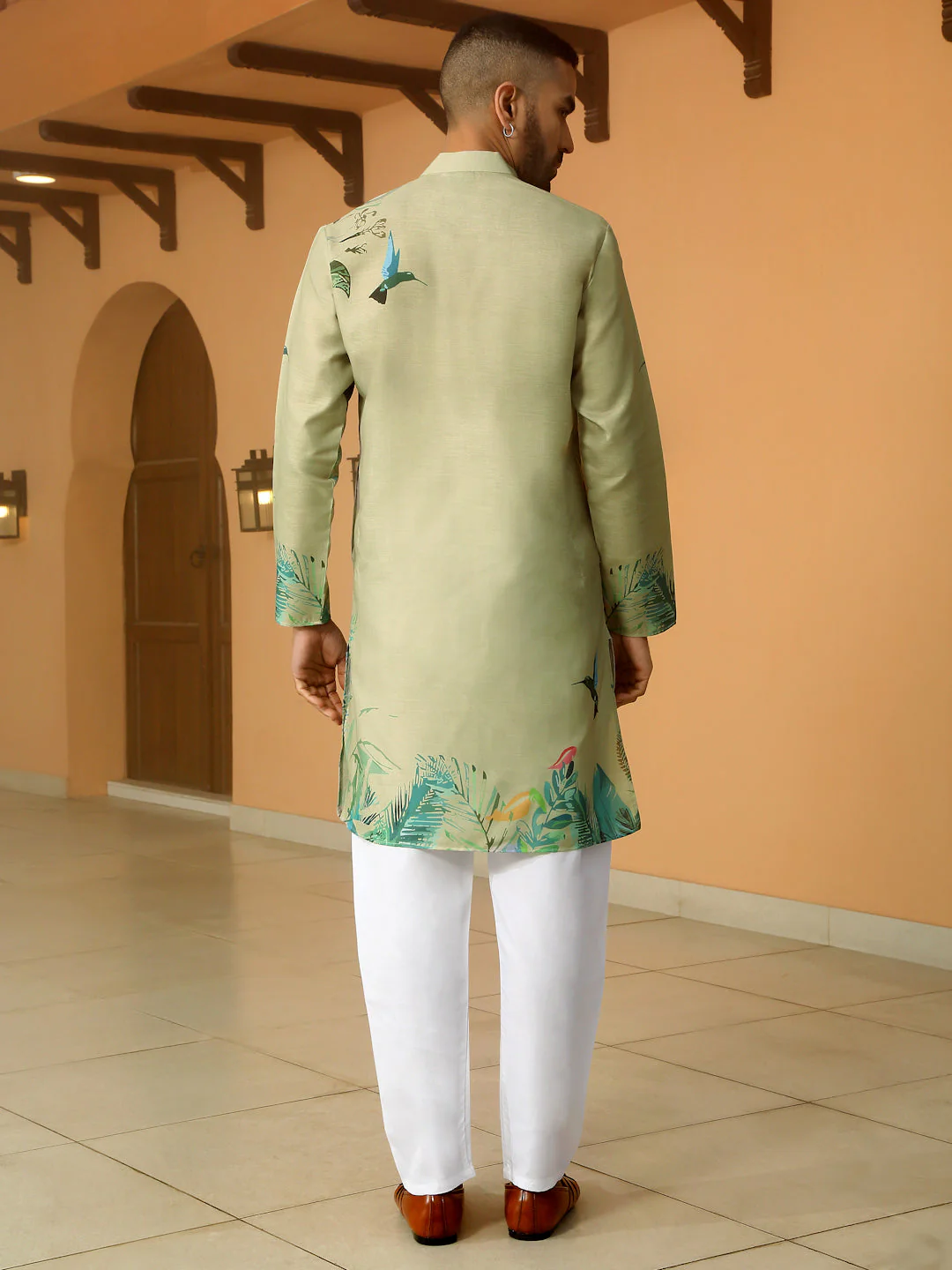 Animal Print Cotton Straight Kurta - Image 22