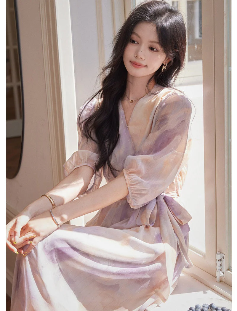 Anna Print Dress