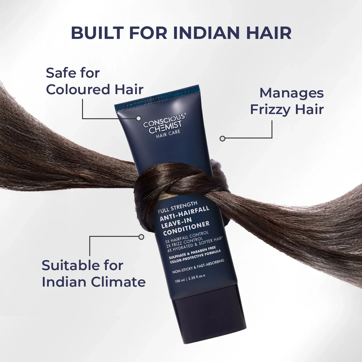 Anti-Hairfall Conditioner | Frizz Control | 100 ml | Sale - Image 8