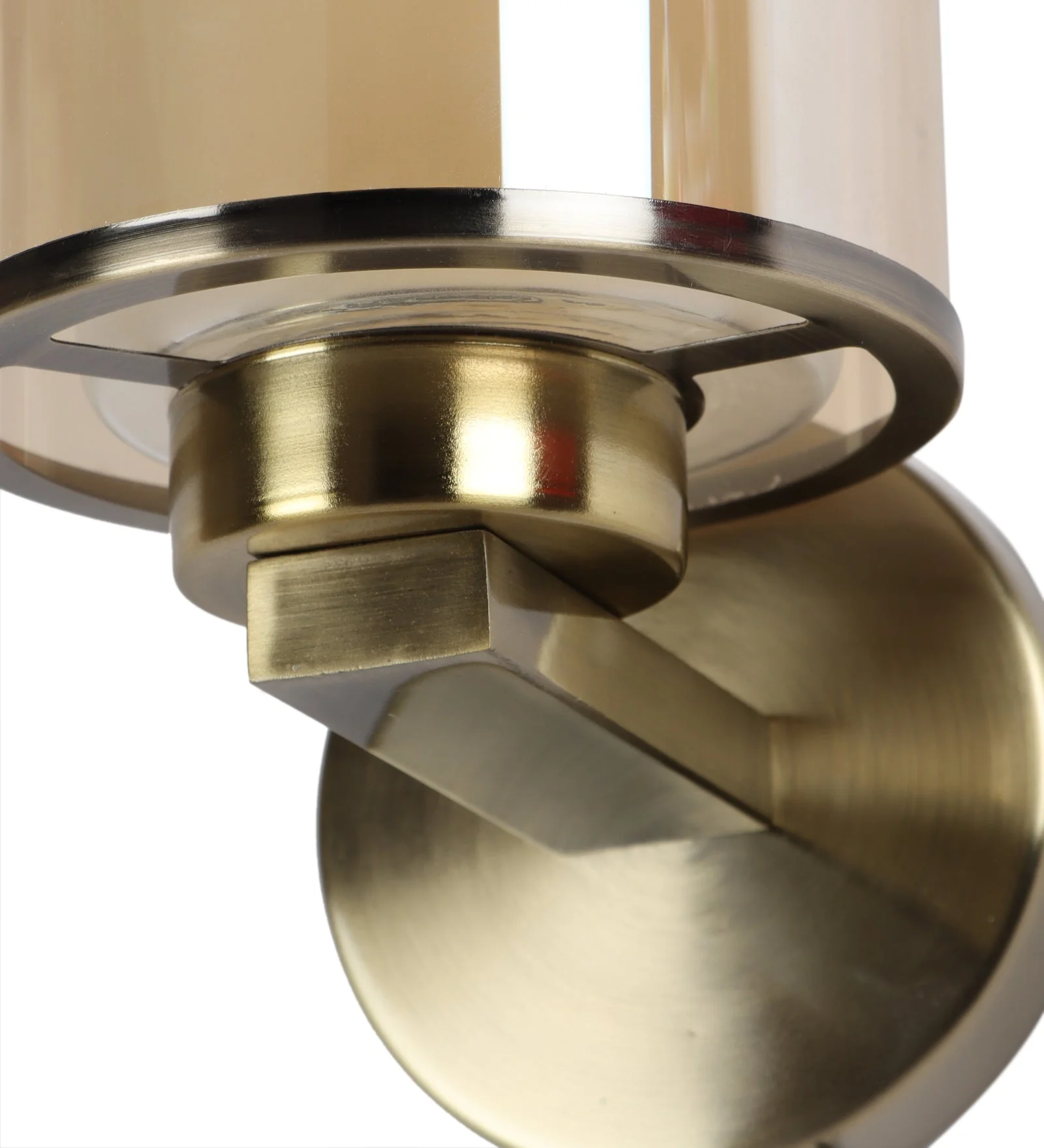 Antique Brass Finish glass Wall Light - Image 4