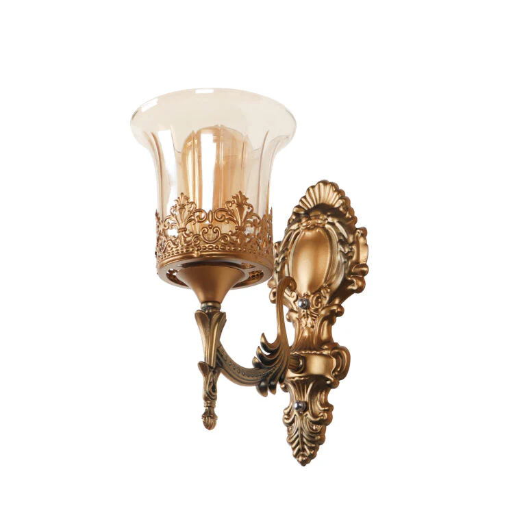 Antique Brass Finish Wall Light - Image 5
