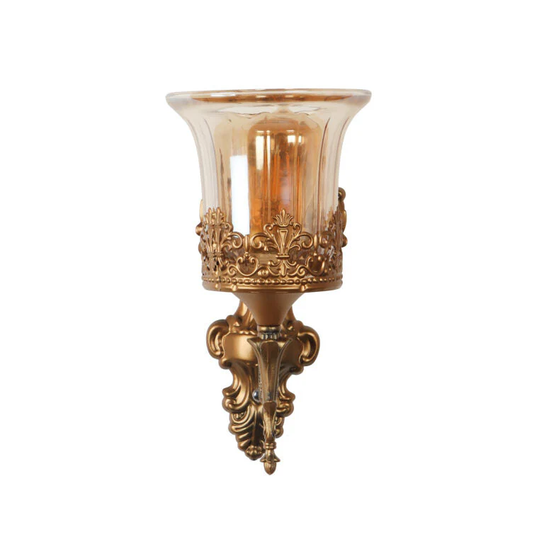 Antique Brass Finish Wall Light - Image 6