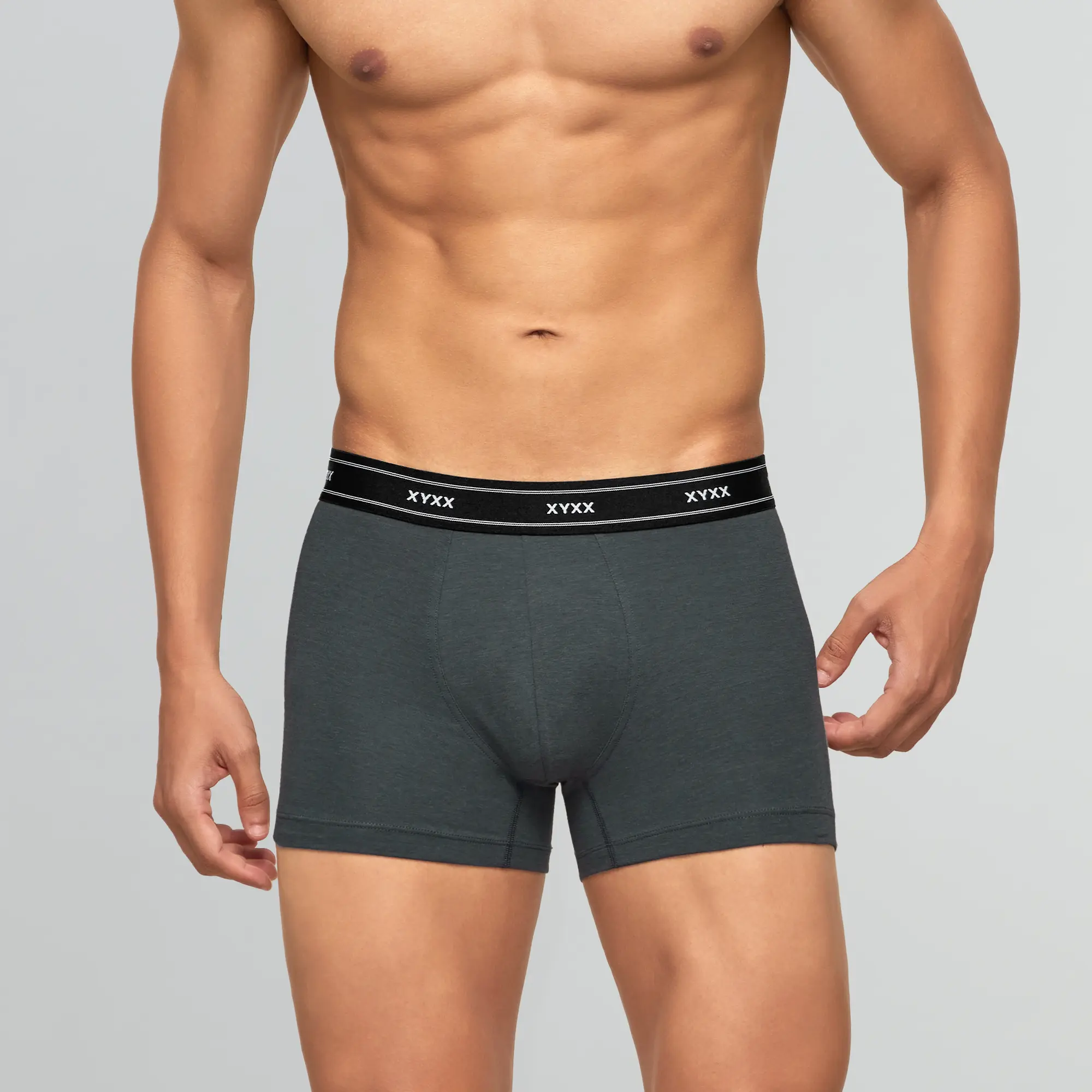 Apollo Bamboo Cotton Trunks Graphite Grey