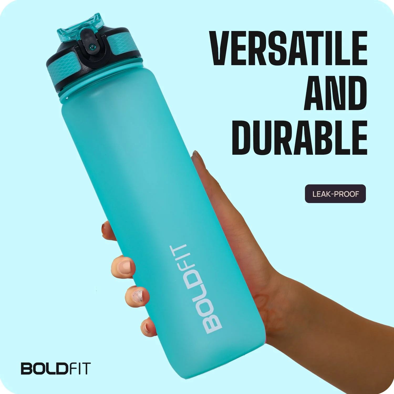 Aqua Motivational Bottle Mint Green - 1L - Image 6